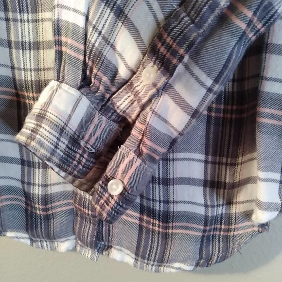 Lucky Brand Plaid Button Front Shirt Size Small - Picture 5 of 11